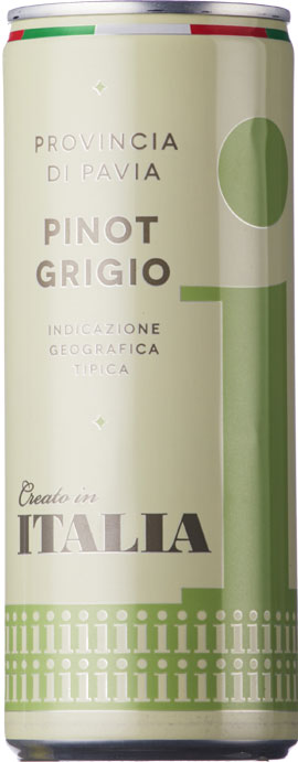 250ml Can, Italia Pinot Grigio, Provincia di Pavia IGT